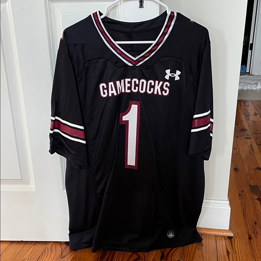 Under Armour Black and White South Carolina Gamecocks Jersey